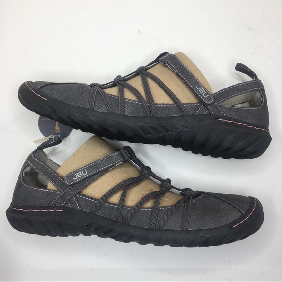 JBU By Jambu Juliet charcoal Mary Jane sandals NIB - Picture 4 of 8